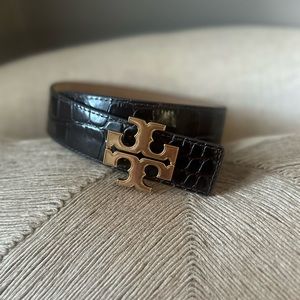 Brand new brown leather Tory Burch Belt